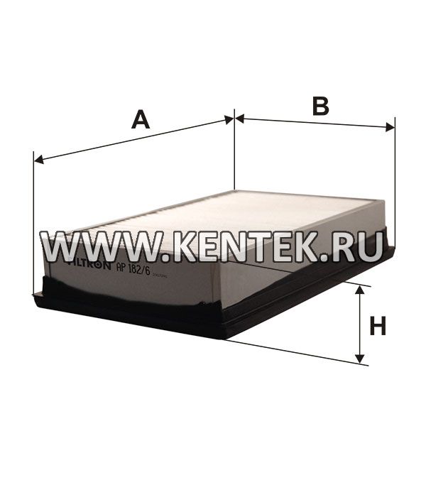 панельный воздушный фильтр FILTRON AP182/6 FILTRON  - фото, характеристики, описание.