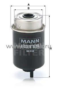 топливный фильтр MANN-FILTER WK8192 MANN-FILTER  - фото, характеристики, описание.