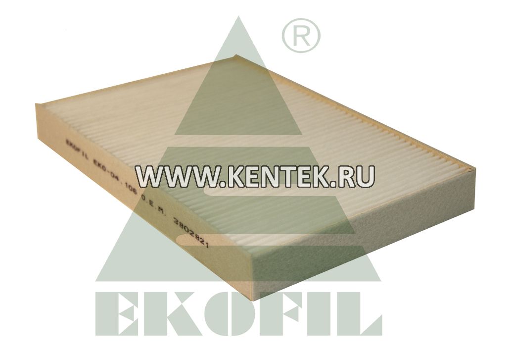 Салонный фильтроэлемент EKOFIL EKO-04.106 EKOFIL  - фото, характеристики, описание.