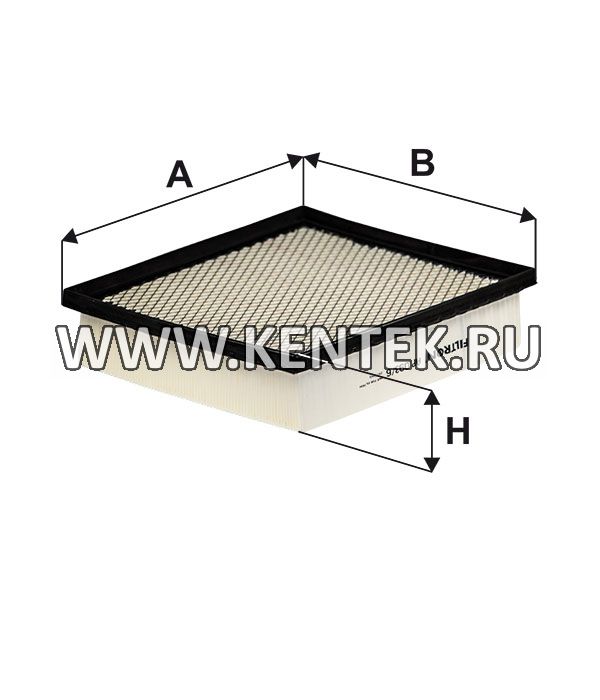 панельный воздушный фильтр FILTRON AP093/6 FILTRON  - фото, характеристики, описание.