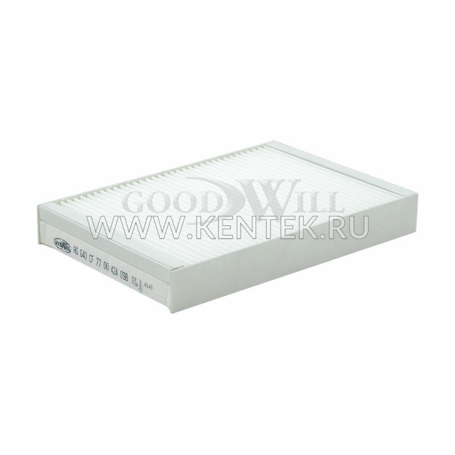 Фильтр салона GOODWILL AG 640 CF GOODWILL  - фото, характеристики, описание.
