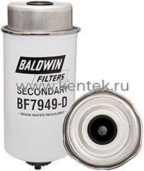 топливный фильтроэлемент сепаратора Baldwin BF7949-D Baldwin  - фото, характеристики, описание.