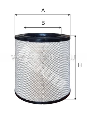 Воздушный фильтр MFILTER A8044 M-FILTER  - фото, характеристики, описание.