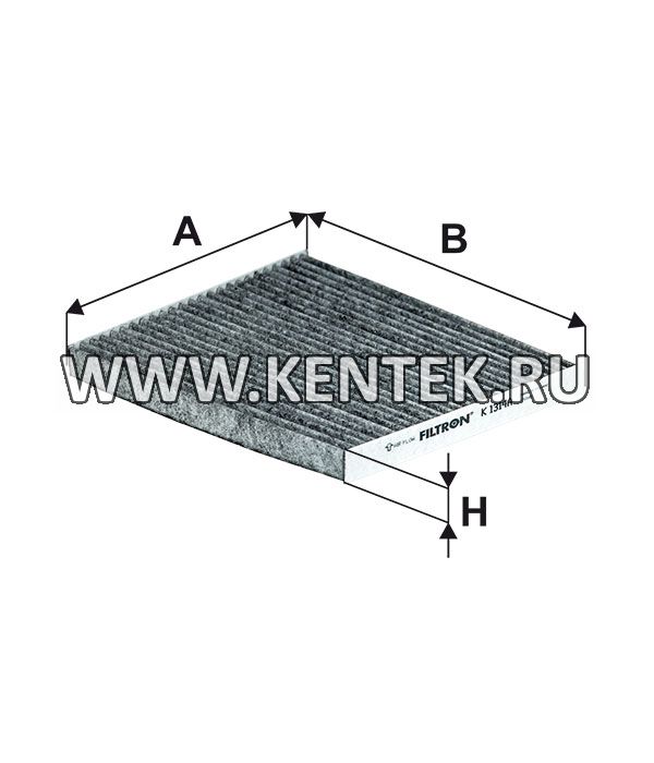 салонный фильтр с активированным углем FILTRON K1314A FILTRON  - фото, характеристики, описание.