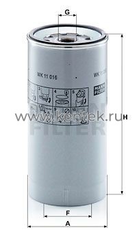 топливный фильтр MANN-FILTER WK11016z MANN-FILTER  - фото, характеристики, описание.