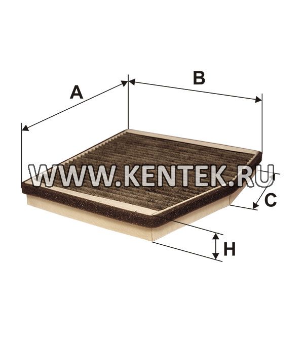 салонный фильтр с активированным углем FILTRON K1104A FILTRON  - фото, характеристики, описание.