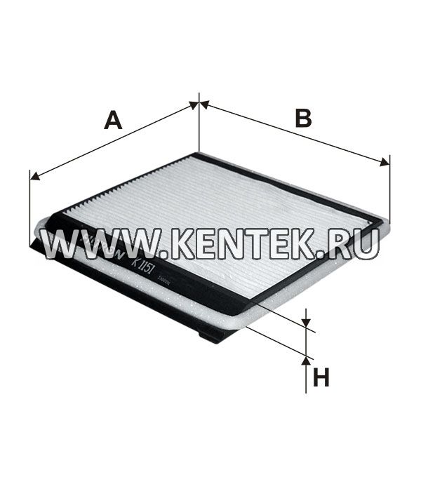 Салонный фильтр FILTRON K1151 FILTRON  - фото, характеристики, описание.