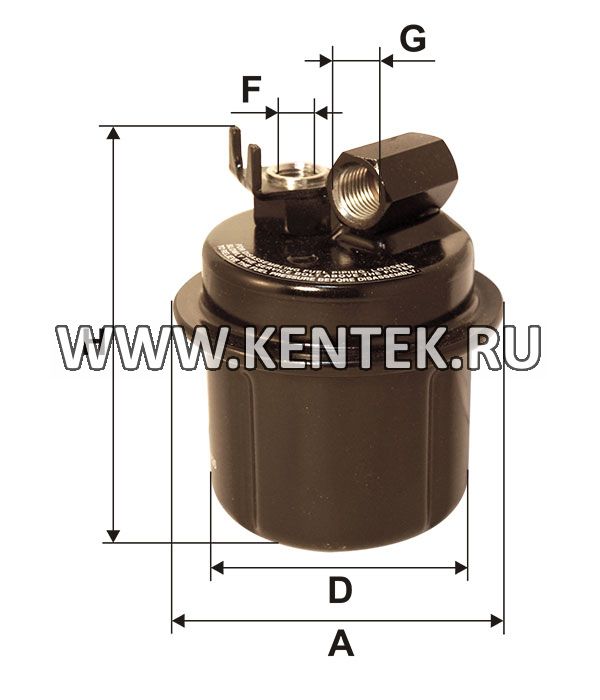 топливный фильтр коробочного типа FILTRON PP869/1 FILTRON  - фото, характеристики, описание.