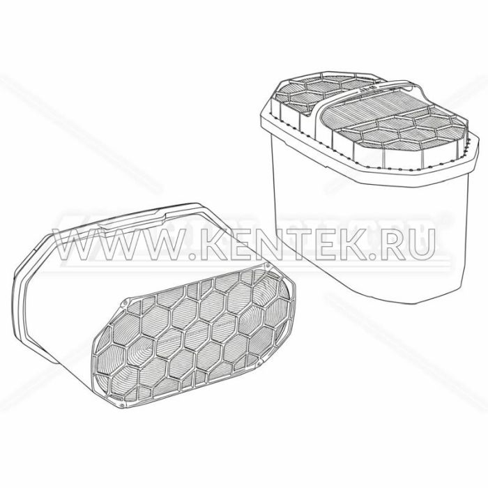 Воздушный фильтр HIFI SA160081 HIFI  - фото, характеристики, описание.