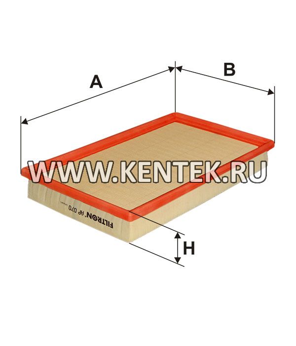 панельный воздушный фильтр FILTRON AP070 FILTRON  - фото, характеристики, описание.