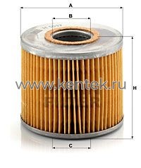 масляный фильтроэлемент MANN-FILTER H1017N MANN-FILTER  - фото, характеристики, описание.