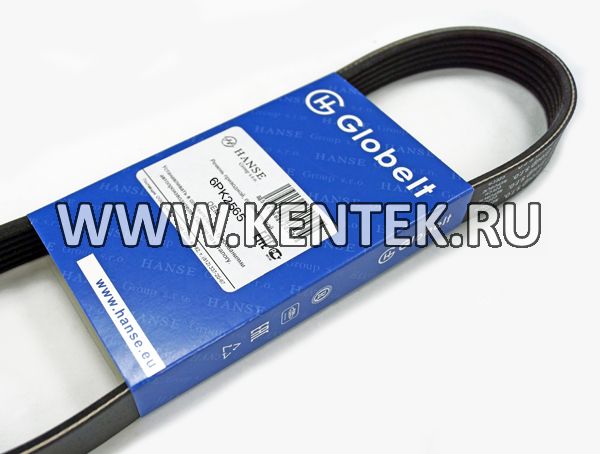 Ремень приводной поликлиновой усиленный GLOBELT 6PK2565 GLOBELT  - фото, характеристики, описание.