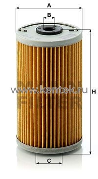 масляный фильтроэлемент MANN-FILTER H614X MANN-FILTER  - фото, характеристики, описание.