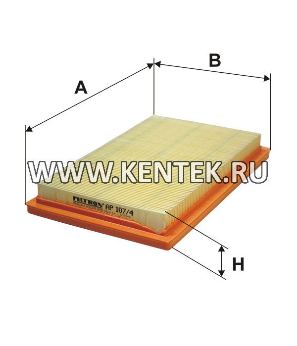 панельный воздушный фильтр FILTRON AP107/4 FILTRON  - фото, характеристики, описание.