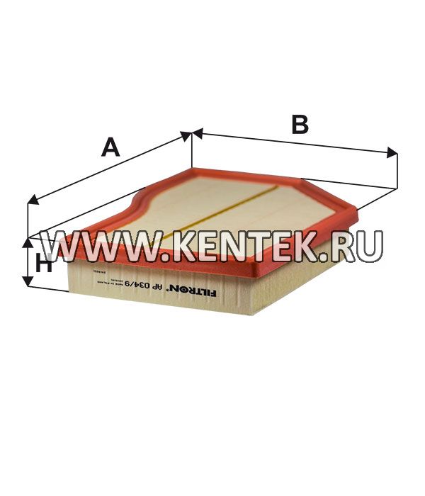 панельный воздушный фильтр FILTRON AP034/9 FILTRON  - фото, характеристики, описание.