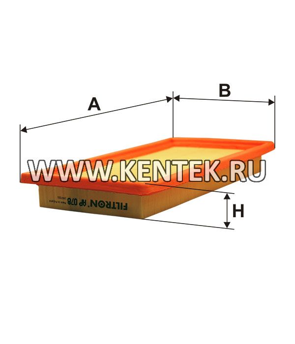 панельный воздушный фильтр FILTRON AP078 FILTRON  - фото, характеристики, описание.