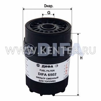 Топливный фильтр элемент DIFA DIFA6502 DIFA  - фото, характеристики, описание.