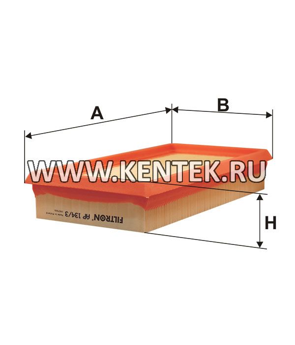 панельный воздушный фильтр FILTRON AP134/3 FILTRON  - фото, характеристики, описание.