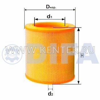 ФИЛЬТРУЮЩИЙ ЭЛЕМЕНТ ОЧИСТКИ ВОЗДУХА DIFA 4315 DIFA 4315 DIFA  - фото, характеристики, описание.