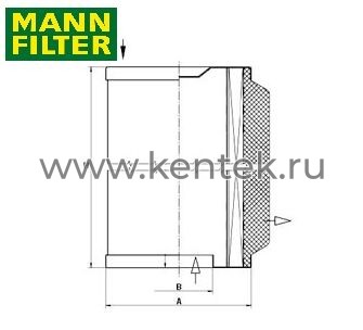 сепаратор воздух-масло MANN-FILTER LE10002 MANN-FILTER  - фото, характеристики, описание.