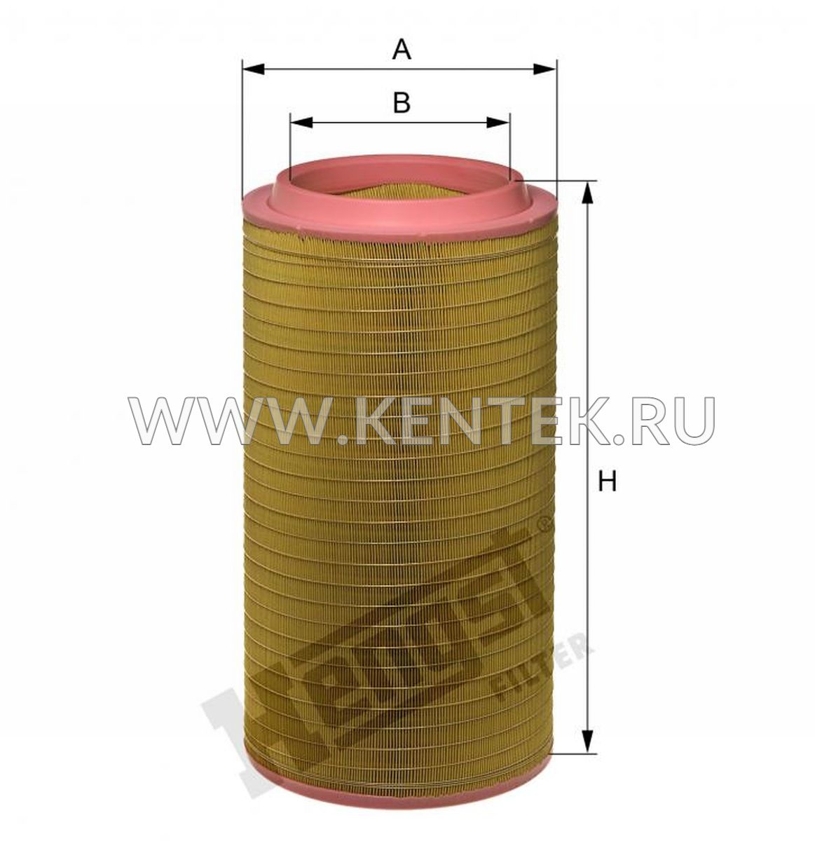 Воздушный фильтр-элемент HENGST E631L01 HENGST  - фото, характеристики, описание.
