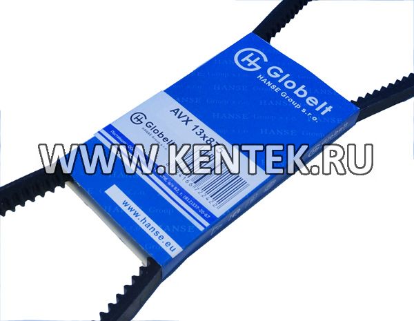 Ремень приводной зубчатый GLOBELT AVX13x875 GLOBELT  - фото, характеристики, описание.