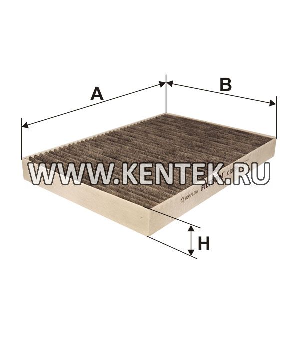 салонный фильтр с активированным углем FILTRON K1078A FILTRON  - фото, характеристики, описание.