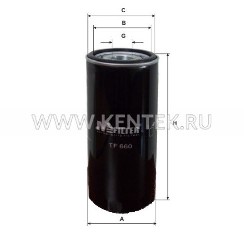 Масляный фильтр MFILTER TF660 M-FILTER  - фото, характеристики, описание.