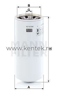 гидравлический фильтр MANN-FILTER WD13006x MANN-FILTER  - фото, характеристики, описание.