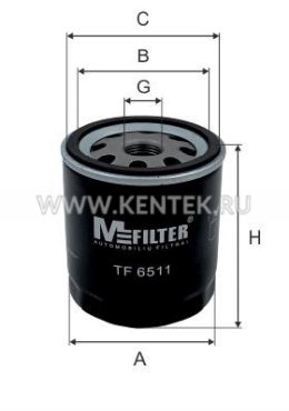 Фильтр масляный M-FILTER TF6511 M-FILTER  - фото, характеристики, описание.