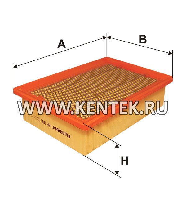 панельный воздушный фильтр FILTRON AP091 FILTRON  - фото, характеристики, описание.