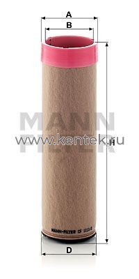 воздушный фильтр, вторичный MANN-FILTER CF1111/2 MANN-FILTER  - фото, характеристики, описание.