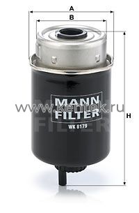 топливный фильтр MANN-FILTER WK8179 MANN-FILTER  - фото, характеристики, описание.
