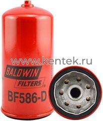 топливный фильтр, Spin-on (накручивающийся) / Drain Baldwin BF586-D Baldwin  - фото, характеристики, описание.