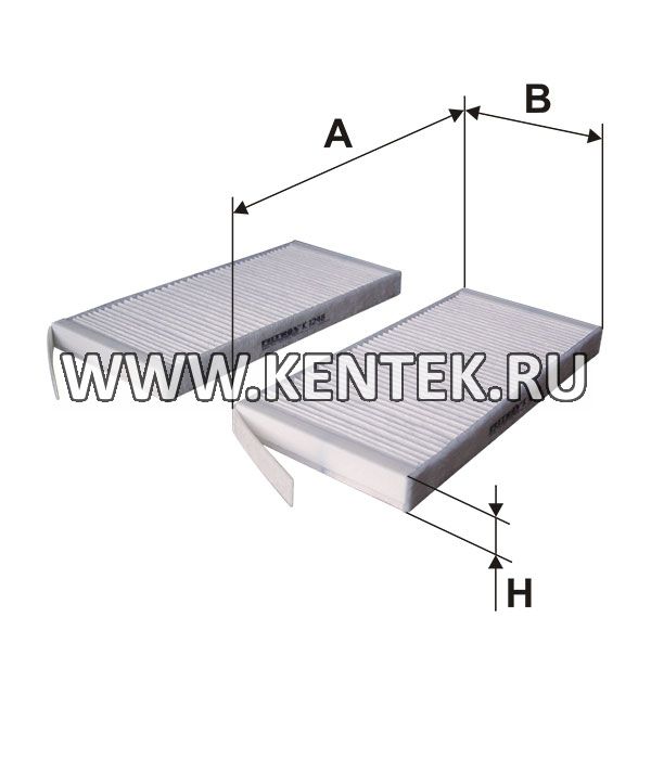 Салонный фильтр FILTRON K1248-2X FILTRON  - фото, характеристики, описание.