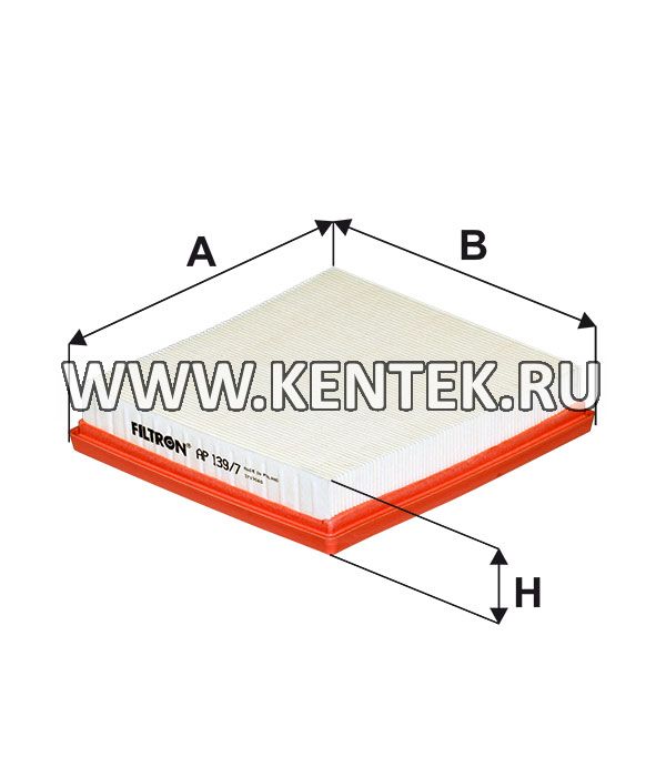 панельный воздушный фильтр FILTRON AP139/7 FILTRON  - фото, характеристики, описание.