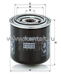 масляный фильтр MANN-FILTER WD920/9 MANN-FILTER  - фото, характеристики, описание.