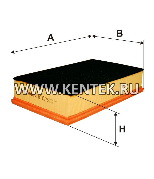 панельный воздушный фильтр FILTRON AP157/5 FILTRON  - фото, характеристики, описание.