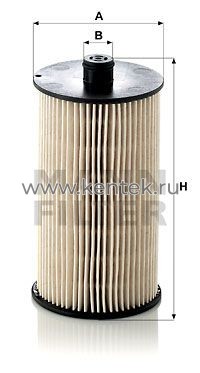 топливный фильтр без метал. частей MANN-FILTER PU816X MANN-FILTER  - фото, характеристики, описание.