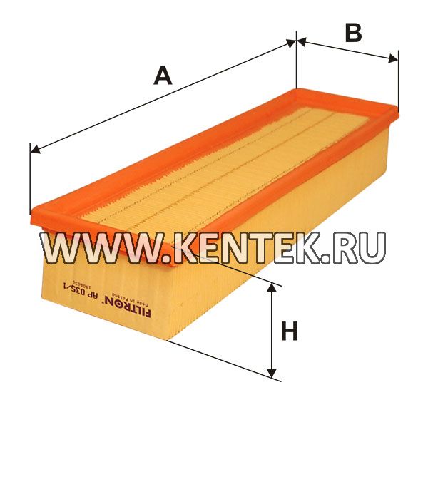 панельный воздушный фильтр FILTRON AP035/1 FILTRON  - фото, характеристики, описание.