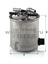 топливный фильтр MANN-FILTER WK9007 MANN-FILTER  - фото, характеристики, описание.