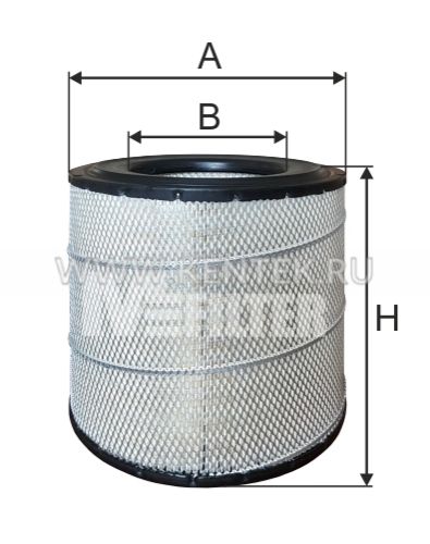 Воздушный фильтр MFILTER A555 M-FILTER  - фото, характеристики, описание.