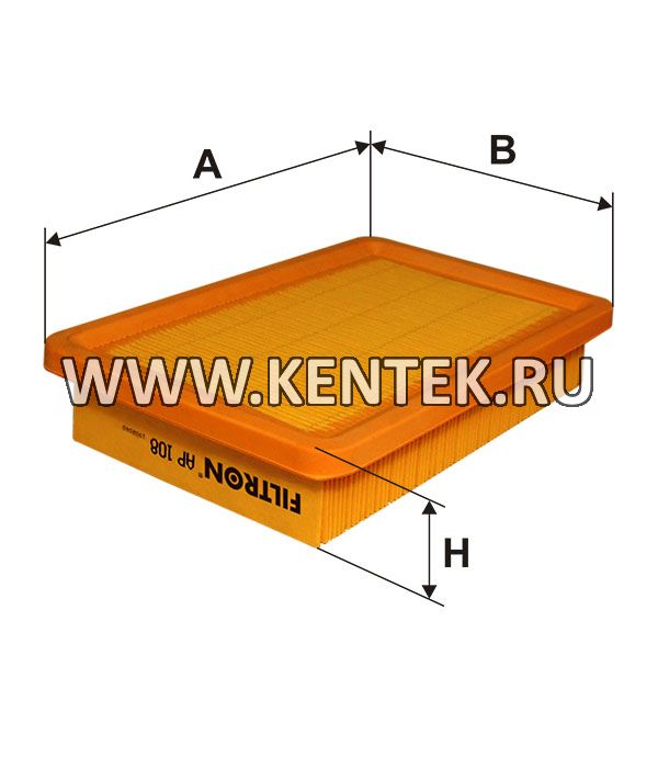 панельный воздушный фильтр FILTRON AP108 FILTRON  - фото, характеристики, описание.