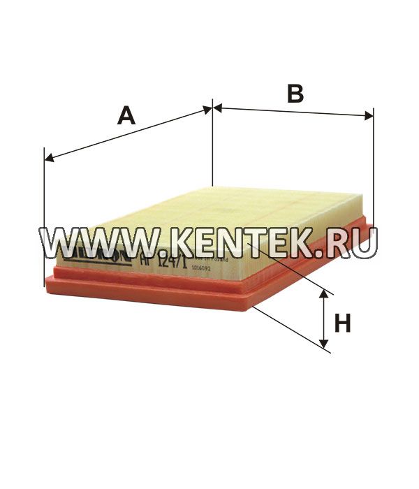 панельный воздушный фильтр FILTRON AP124/1 FILTRON  - фото, характеристики, описание.