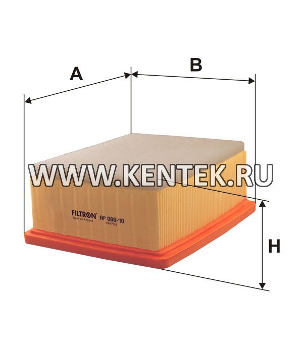 панельный воздушный фильтр FILTRON AP080/10 FILTRON  - фото, характеристики, описание.