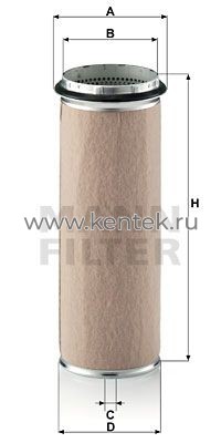 воздушный фильтр, вторичный MANN-FILTER CF1320 MANN-FILTER  - фото, характеристики, описание.