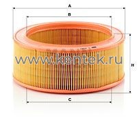 воздушный фильтр MANN-FILTER C2582 MANN-FILTER  - фото, характеристики, описание.