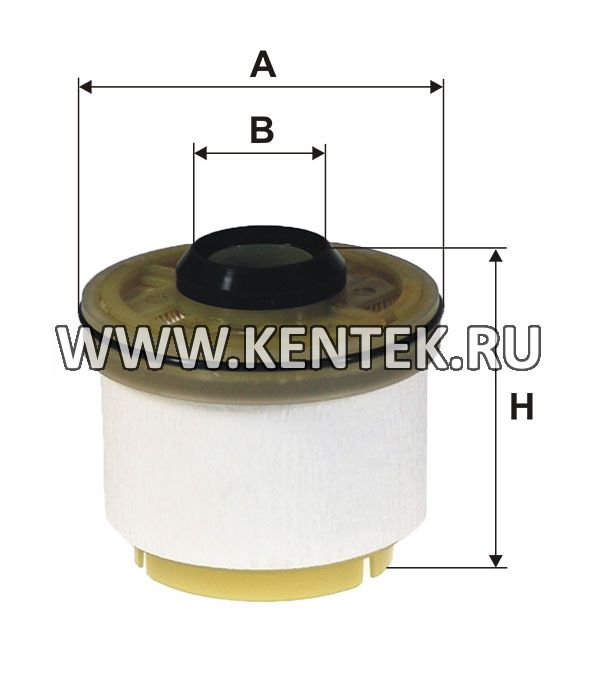 фильтрующий элемент топливного фильтра ECO (с пластиковыми крышками) FILTRON PE992 FILTRON  - фото, характеристики, описание.