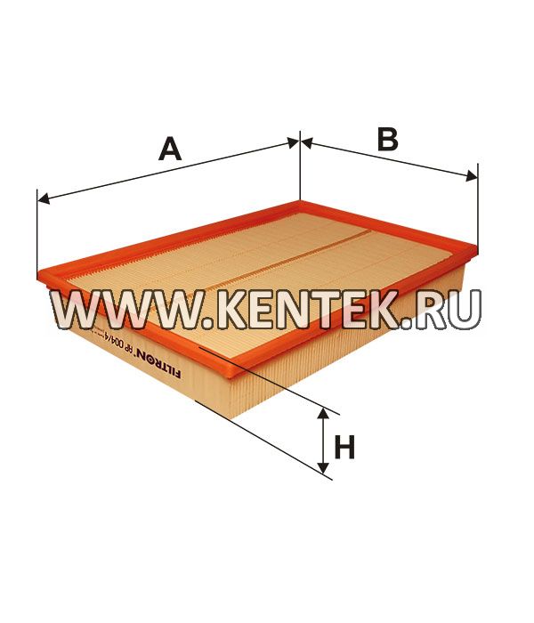 панельный воздушный фильтр FILTRON AP004/4 FILTRON  - фото, характеристики, описание.