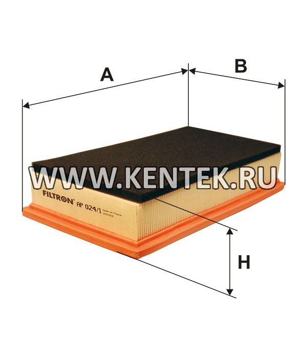 панельный воздушный фильтр FILTRON AP024/1 FILTRON  - фото, характеристики, описание.